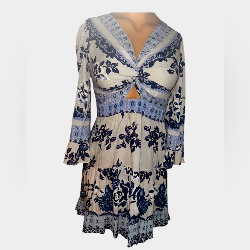 Angie Floral Long Sleeve Dress
